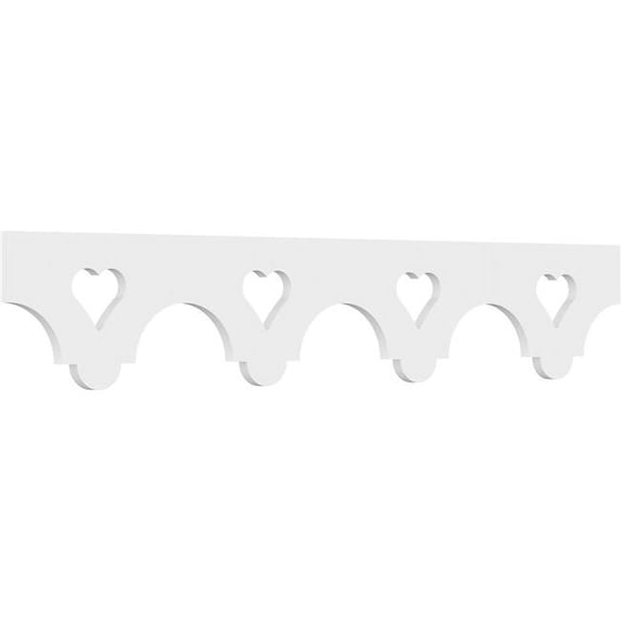 8"H x 5/8"P x 48"L Addi Architectural Grade PVC Running Trim