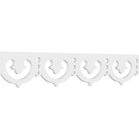 8"H x 5/8"P x 48"L Carmella Architectural Grade PVC Running Trim