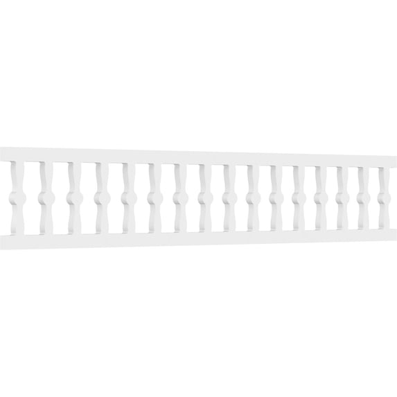 8"H x 5/8"P x 48"L El Dorado Architectural Grade PVC Running Trim