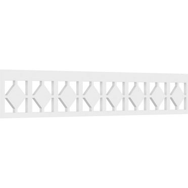 8"H x 5/8"P x 48"L Glenburn Architectural Grade PVC Running Trim