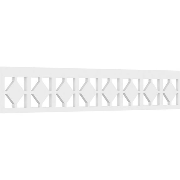 8"H x 5/8"P x 48"L Glenburn Architectural Grade PVC Running Trim