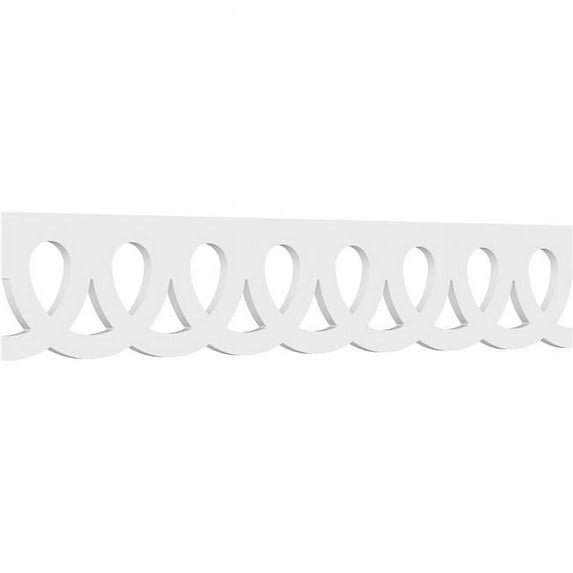 8"H x 5/8"P x 48"L Meridian Architectural Grade PVC Running Trim
