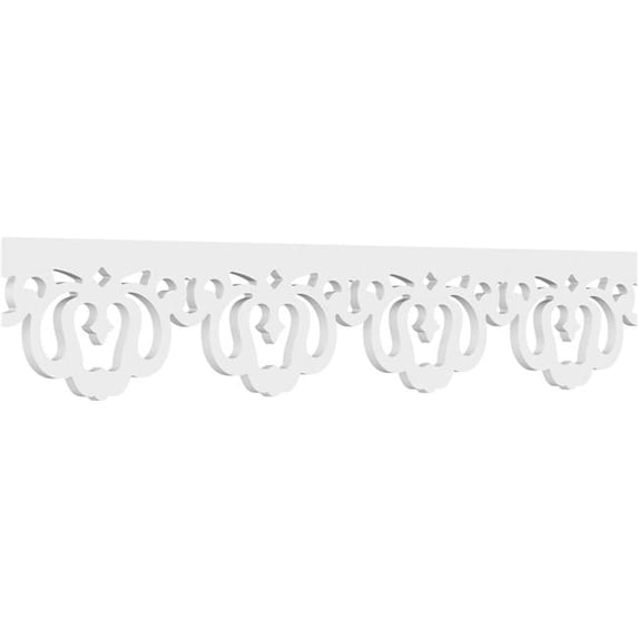 8"H x 5/8"P x 48"L Monroe Architectural Grade PVC Running Trim