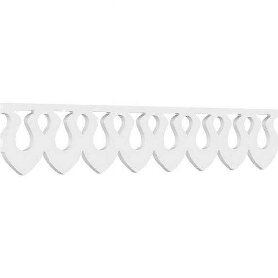 8"H x 5/8"P x 48"L Somerset Architectural Grade PVC Running Trim