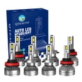 thumbnail image 1 of 8 H8/H9/H11 H7 LED Super Bright Daytime Running High Beam Low Beam Fog Light 140W, Voltage 12V, Color Temperature 6000K, 30,000 hours, Waterproof rate IP68, -15c~105c For 2008-2011 BMW 135I, 1 of 4