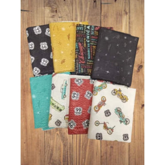 8 Half Yards -Assorted Route 66 Half Yard Bundle (Single Bundle)