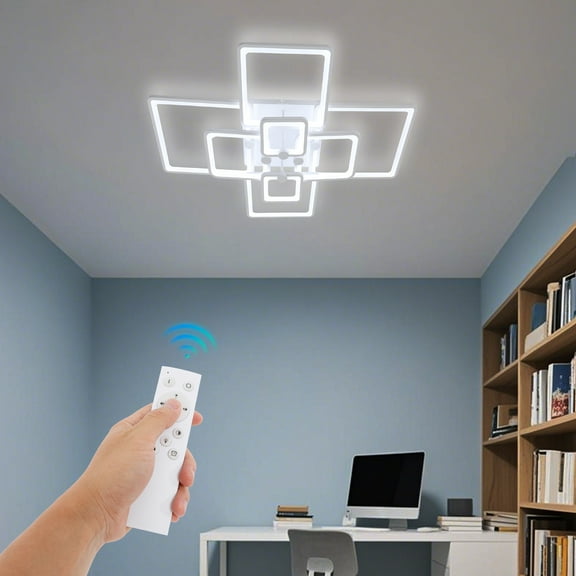 8-Head Ceiling Light LED Ceiling Light with Remote Control Dimming Ceiling Light