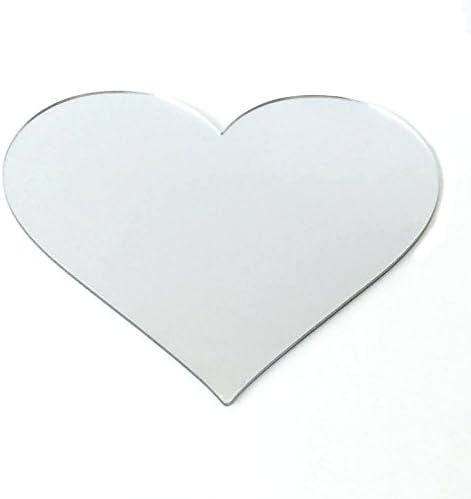 8 Heart Mirror Mirror Acrylic Coasters - Walmart.com