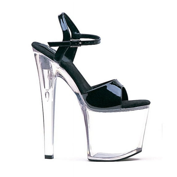8" Heel Clear Bottom Sandal