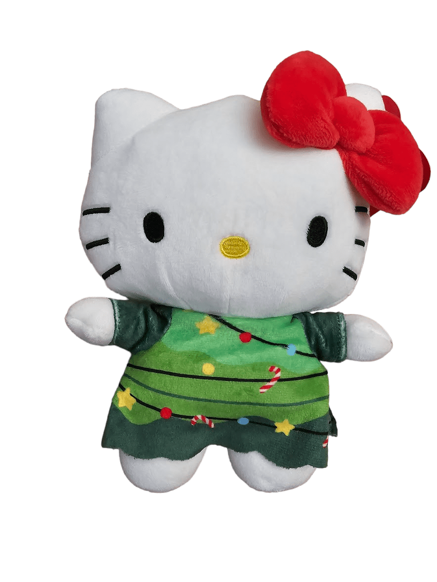8" Hello Kitty Christmas Plush Collectible