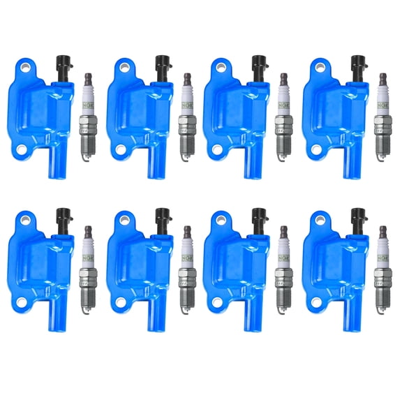 8 High Performance Ignition Coils and 8 NGK Platinum Spark Plugs Compatible with Chevy Tahoe UF413 Fits select: 2011 ,2013 CHEVROLET SILVERADO K1500 LT