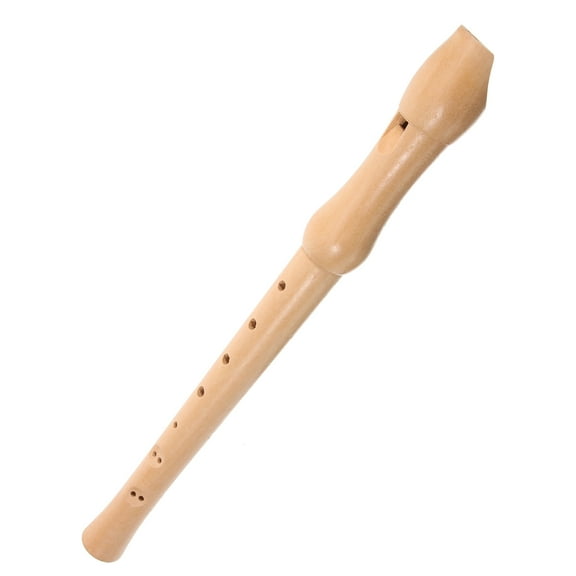 8 Hole Treble Clarionet Wood Recorder Portable Recorder Flute 8- Hole Flute Flute for Kids Descant Recorder Child
