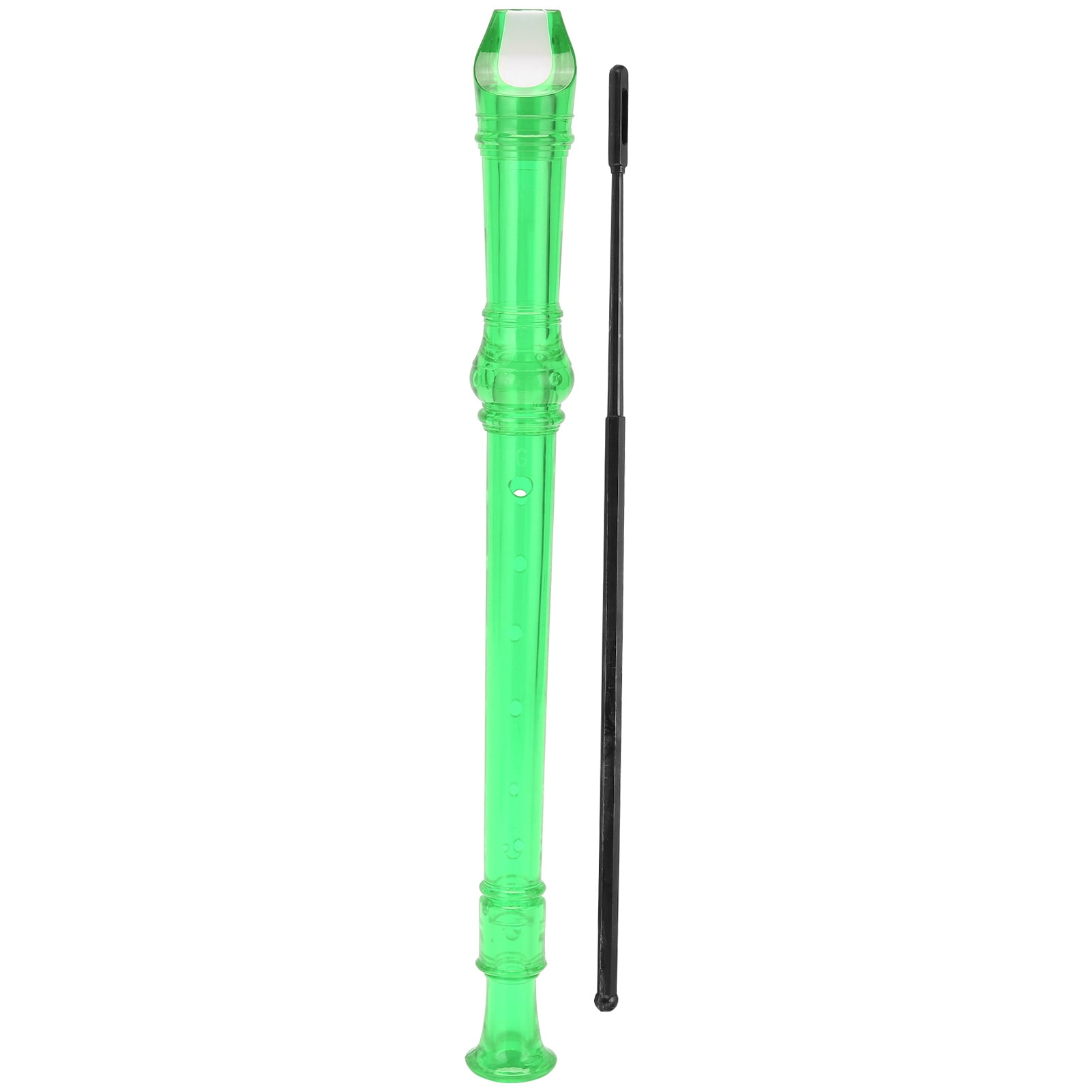 8?Hole ABS Transparent with Cleaning Rod Portable Treble Wind InstrumentGreen,price