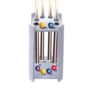 Pool Cue Rack Wall Mounted, Saddle Leather Portable Foldable