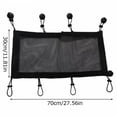 thumbnail image 1 of 8 Hole Socket Network Pocket Under Desk Cable Management Net Under Table Cord Management Mesh Organizer Flexible Wire Hiders, 1 of 9