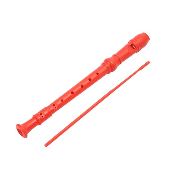8 Hole Soprano Recorder High C Tone Flute Clarinet With Cleaning Rod Woodwind Instrument For Beginner Students
