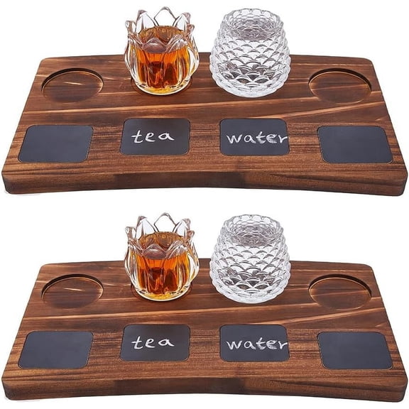 8 Hole Wood Whiskey Flight Board Wine Tasting Flight Sampler Boards Mimosa Flight Board Beer Flight Board Wine Glass Organizer Holder for Winery Pub Party Taste Testing