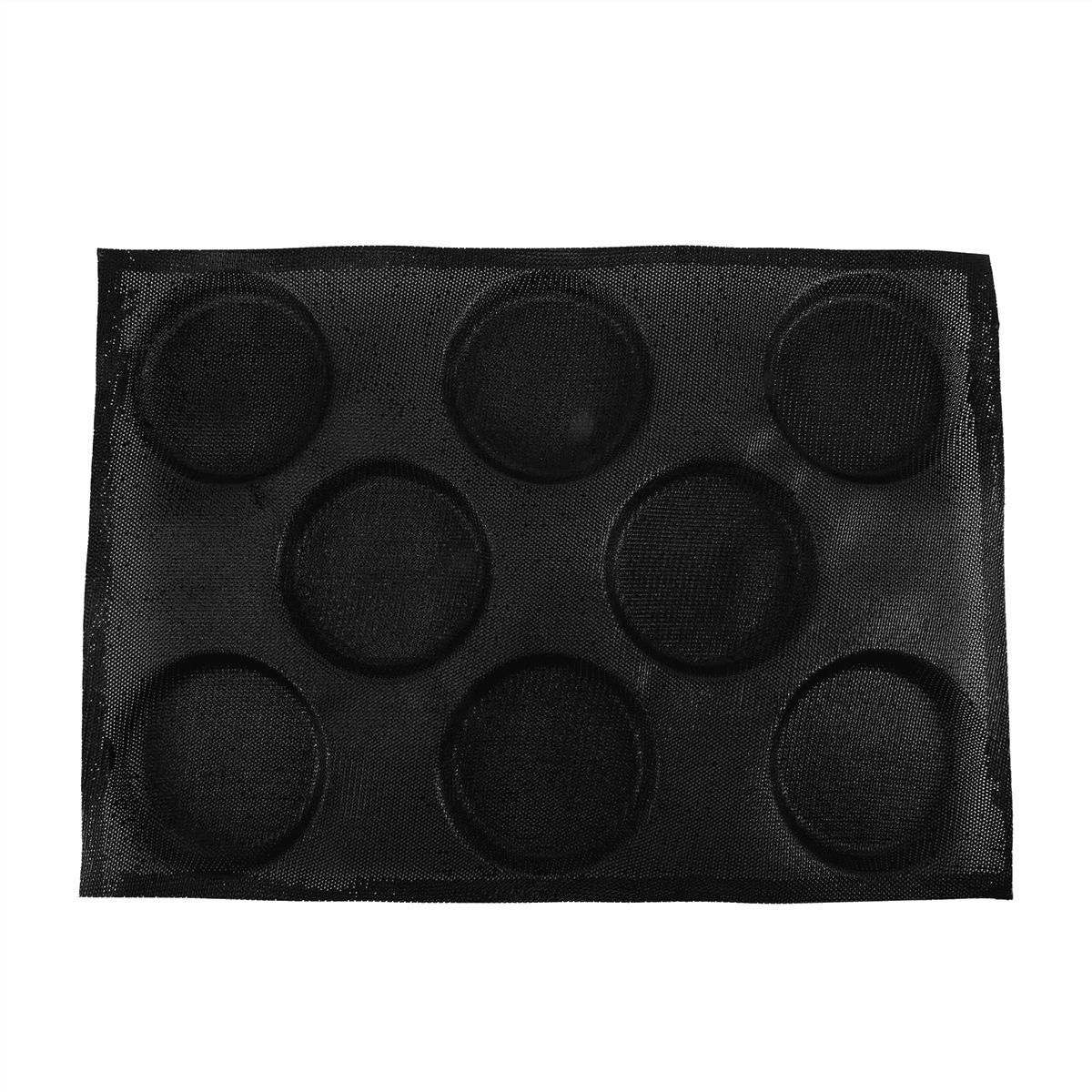 8 Holes Hamburger Bun Pans for Baking Mesh Silicone Bread Pans