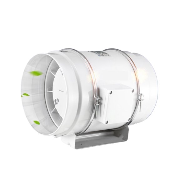 8'' Home Inline Duct Fan For Bathroom Office Hotel Strong Mixed Flow Ventilation System Air Extractor Fan Ventilation ,Easy to Install