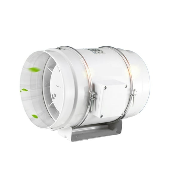8'' Home Inline Duct Fan For Bathroom Office Hotel Strong Mixed Flow ...