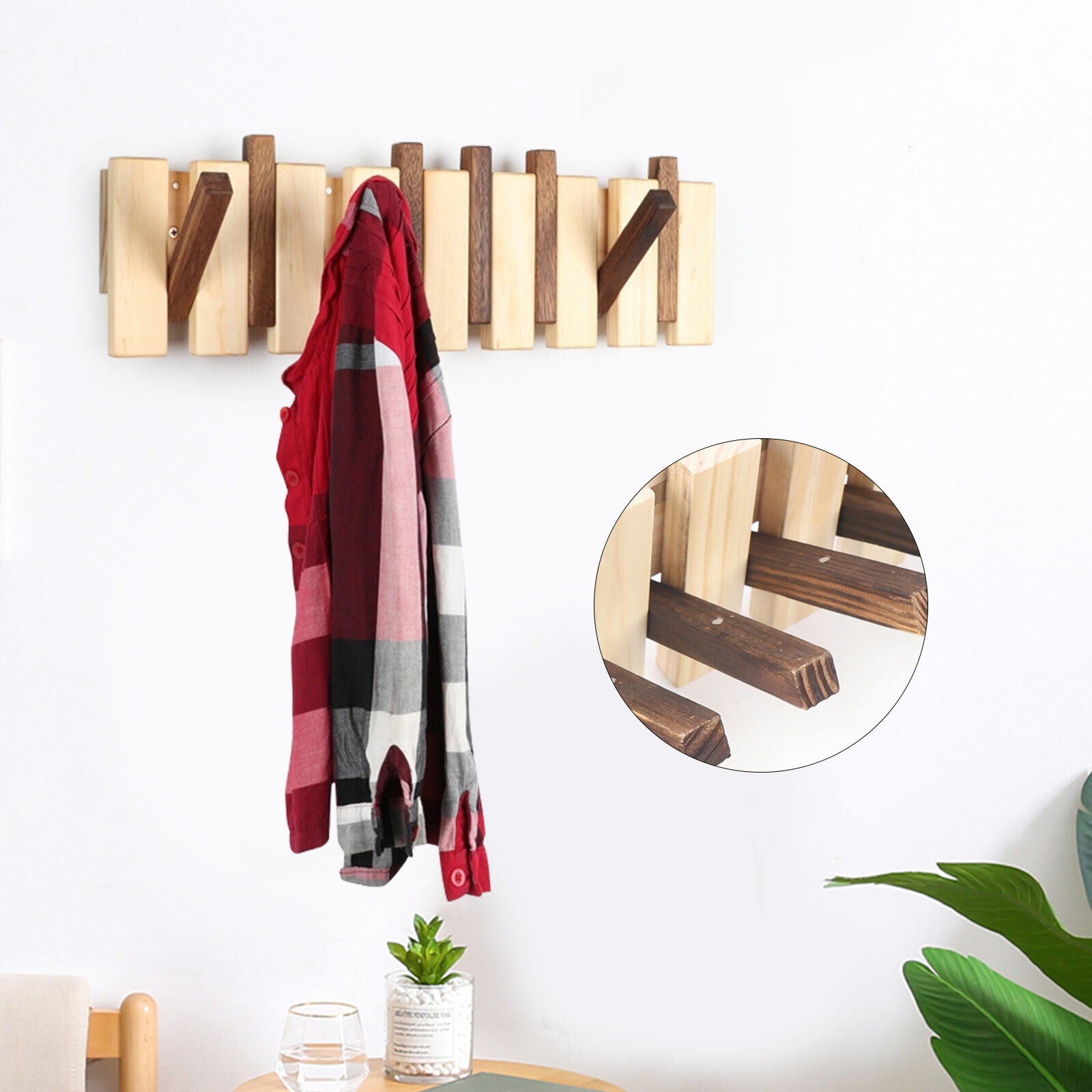 Flip down coat rack hotsell