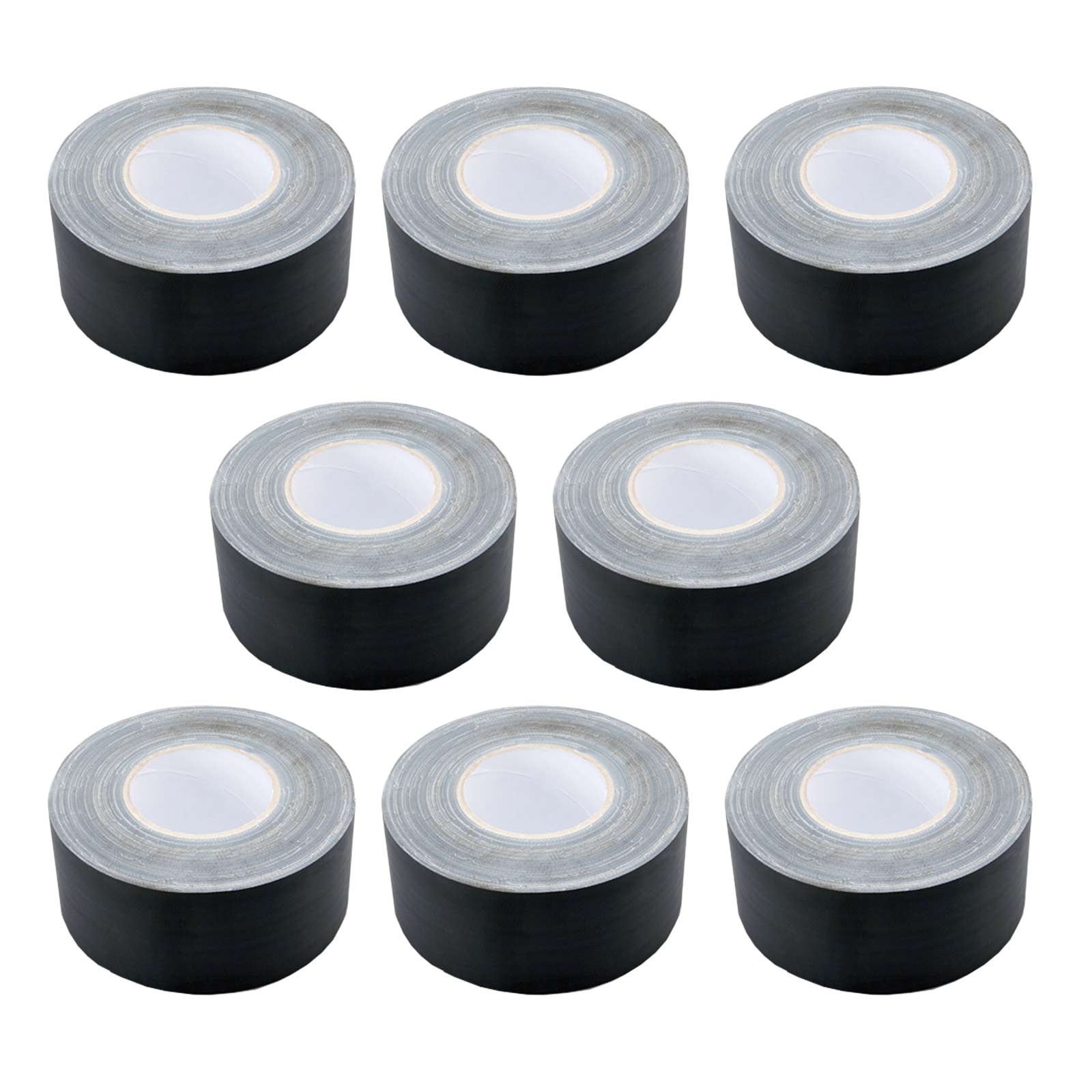 (8) Hosa Technology GFT-450BK BULK Black Gaffer Tape 3" x 60 Yard Rolls