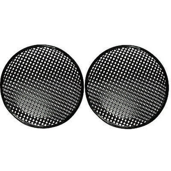 8 INCH SUBWOOFER SPEAKER COVERS WAFFLE MESH GRILL GRILLE PROTECT GUARD 2 Pair