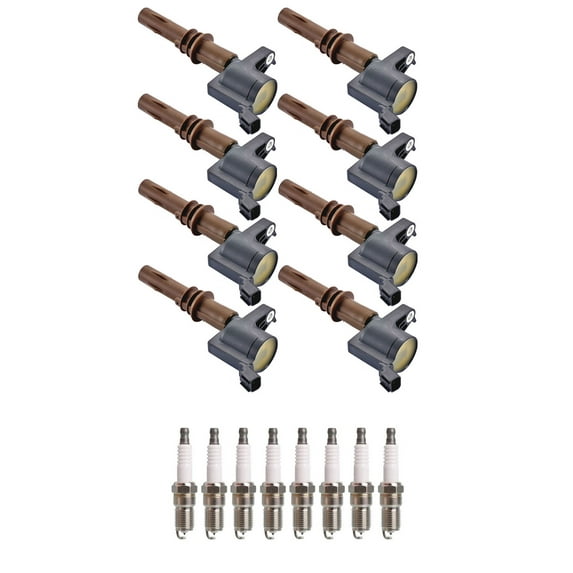 8 ISA Ignition Coils and 8 Spark Plugs Compatible with 08-09 Lincoln Navigator FD509 SP515 C1659 Fits select: 2007-2008 FORD F150, 2008 FORD MUSTANG GT