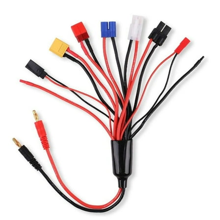 8-In-1 30Cm Multifunctional Charging Cable For Tamiya For Trx Diy Bare Wire Jst Futaba T-Plug Xt60 Ec3 Electrical Equipment