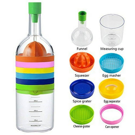8 In 1 Kitchen Tool Set All In 1 Multipurpose Kitchen Gadget Kitchen Tool Bottle