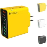 8 In 1 Waterproof Ports USB Fast Charger, Desktop Charging Station With Portable Multi-Port Charging For Multiple Devices In Home Office Travel Use
