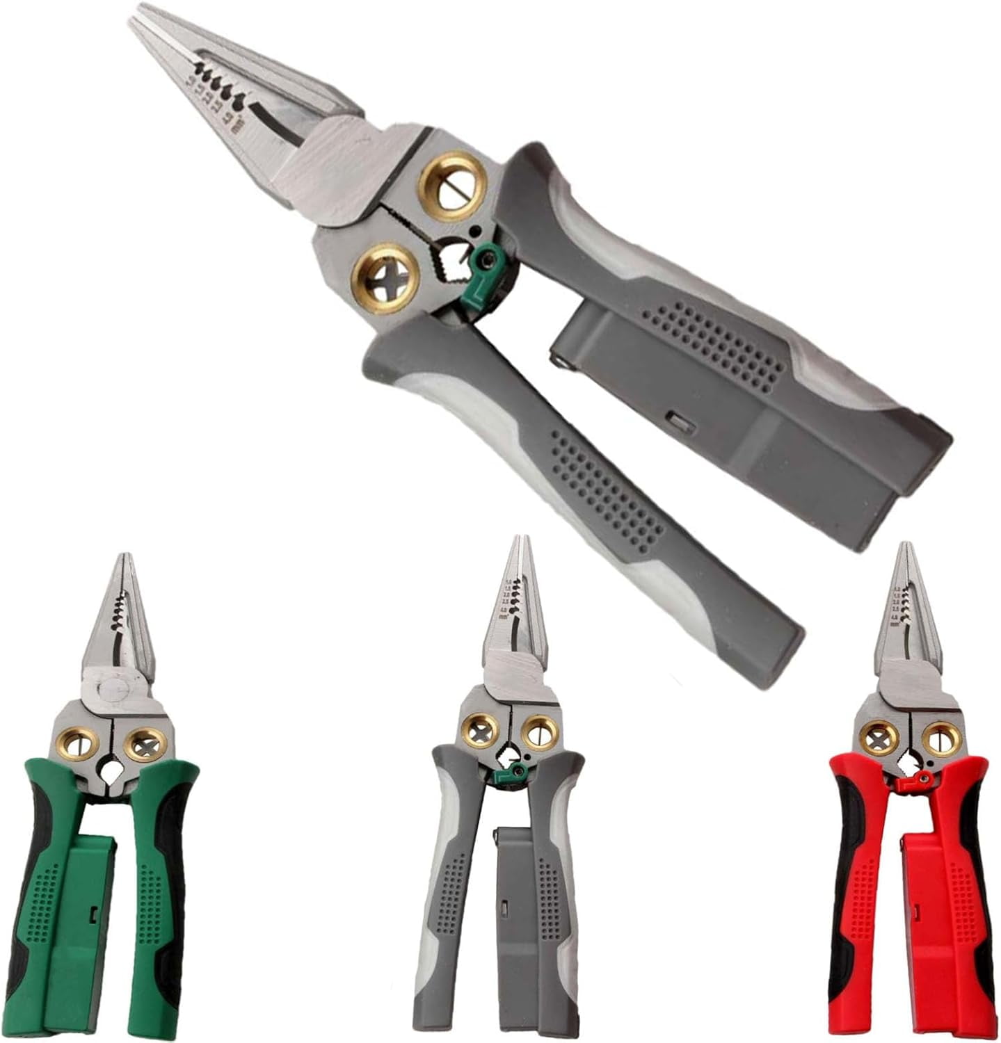 8 In 1 Wire Stripper, Wire Stripping Tool with Voltage Tester & Cable ...