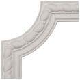 thumbnail image 1 of 8 In. W X 8 In. H X .87 In. P Architectural Devon Rope Panel Moulding Corner, 1 of 1