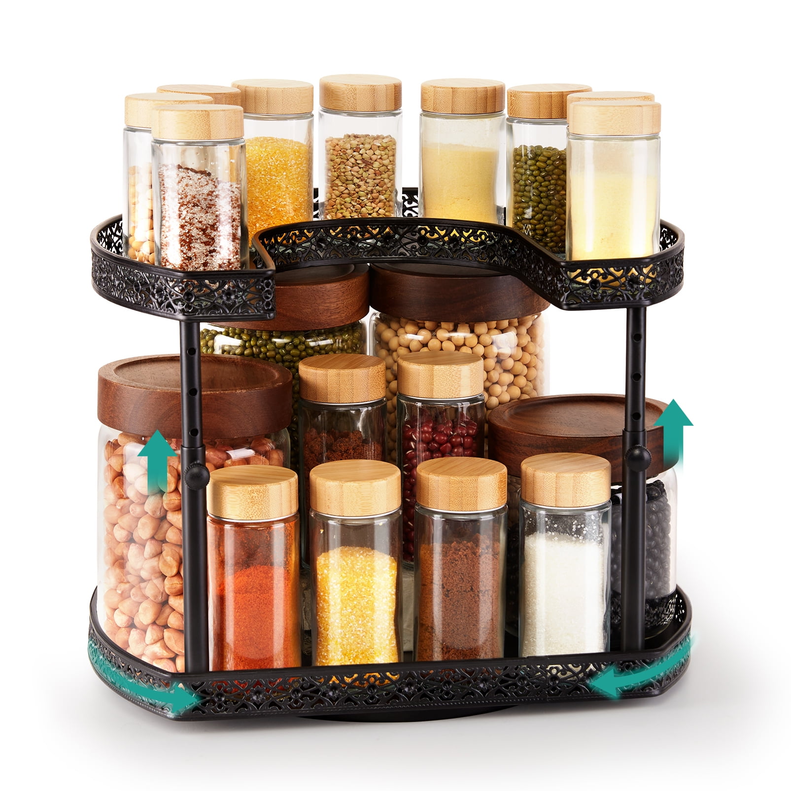 8 Jars Spice Rack set