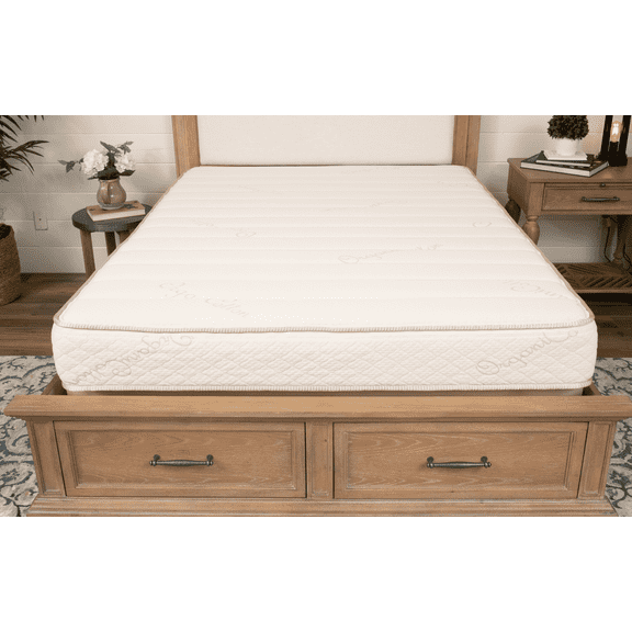 8 Inch 100% Latex Flippable Mattress (TWIN SIZE), No Filler, Natural Latex Made in The USA, No Memory Foam, Hybrid Mattress