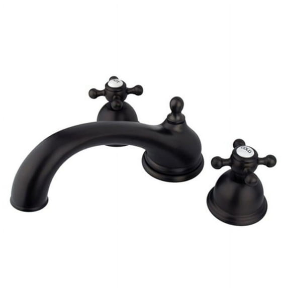 8 Inch -18 Inch Widespread Roman Tub Filler - Oil Rubbed Bronze