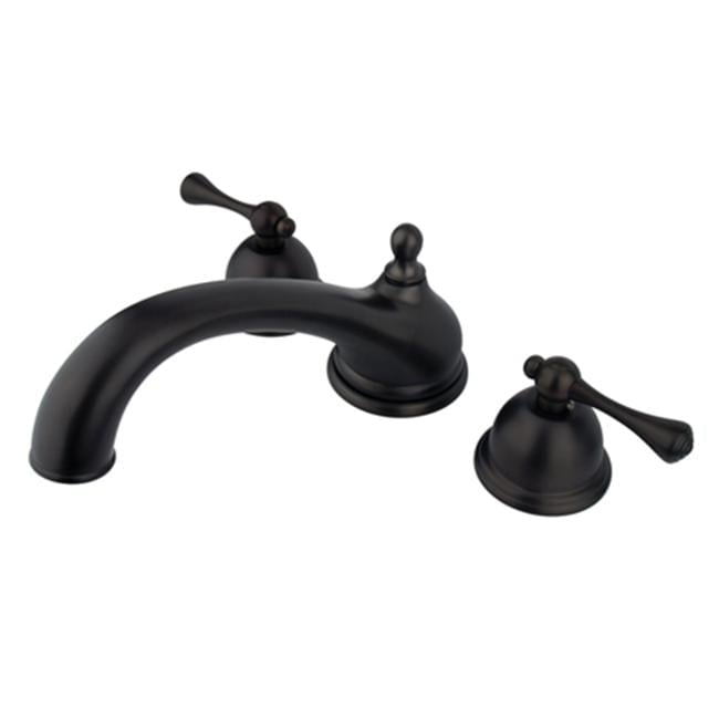 8 Inch -18 Inch Widespread Roman Tub Filler - Oil Rubbed Bronze