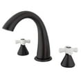 thumbnail image 1 of 8 Inch -18 Inch Widespread Roman Tub Filler - Oil Rubbed Bronze, 1 of 1