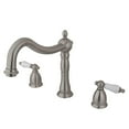 thumbnail image 1 of 8 Inch -18 Inch Widespread Roman Tub Filler - Satin Nickel, 1 of 1