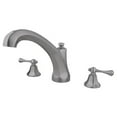 thumbnail image 1 of 8 Inch -18 Inch Widespread Roman Tub Filler - Satin Nickel, 1 of 1