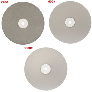 Grit 2000 Diamond Coated 6 Inch Flat Lap Wheel For Lapidary Lapping & Polishing