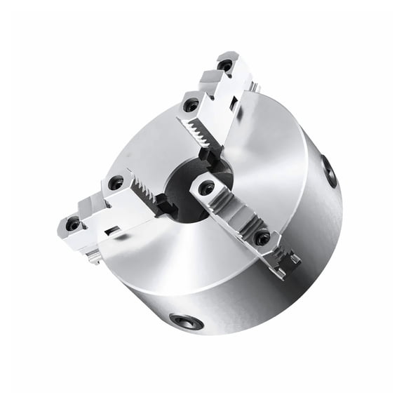 8 Inch 3-Jaw Lathe Chuck, Self-Centering, 4-200mm Clamping, with T-Key & Wrench for Metalworking, Milling, Drilling, 3D Printer Machines