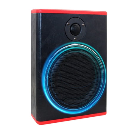 8 Inch 600W Car Audio Slim Under-Seat Subwoofer High Power Active Sub Bass Speaker Kit 12 V with Treble Built-in Power Amplifier for Car Truck SUV RV
