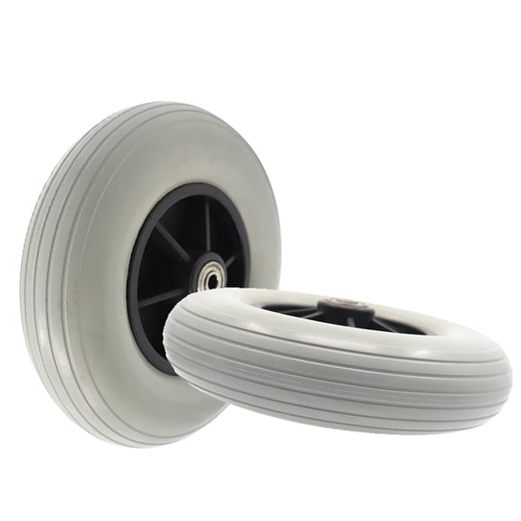 8 Inch 8"x 2" (200x50) Solid Tire Wheel, For Pride, Jazzy, Jet, Quantum, Merits Power Chair, Electric Wheelchair Front/Rear Wheel Replacement