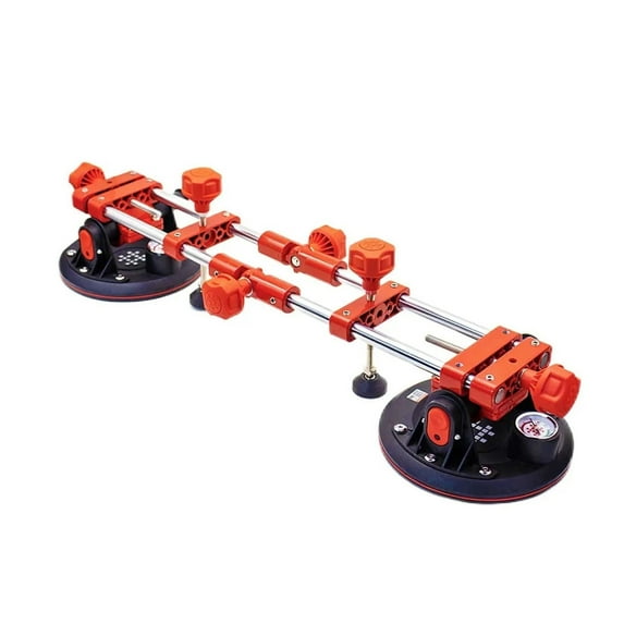 8 Inch Adjustable Seamless Stone Seam Setter Vacuum Suction Cup Setter With Pressure Guage For Tile Joint Leveling Hand Tool ,Precision Adjustment