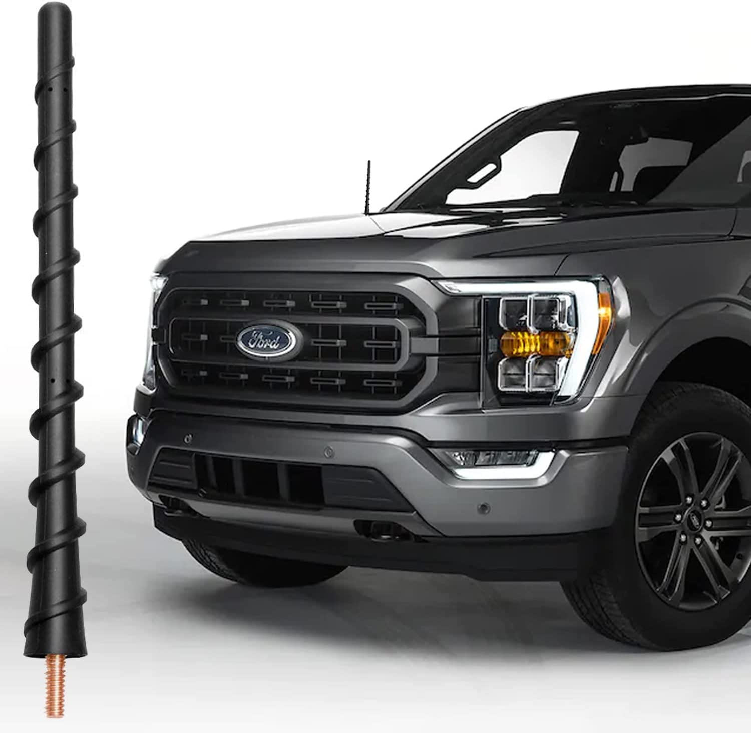 8 Inch Antenna for Ford F150 Dodge RAM 1500 20092022, Flexible Rubber