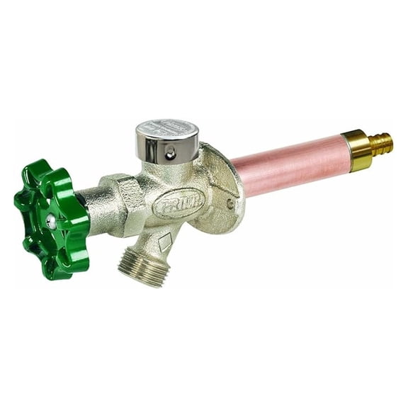 8-Inch Anti-Siphon Freezeless Hydrant - C-144X08 with 1/2 Inch PEX Adapter - Frost-Proof Outdoor Faucet - Durable Water Hose Connection for Residential Use