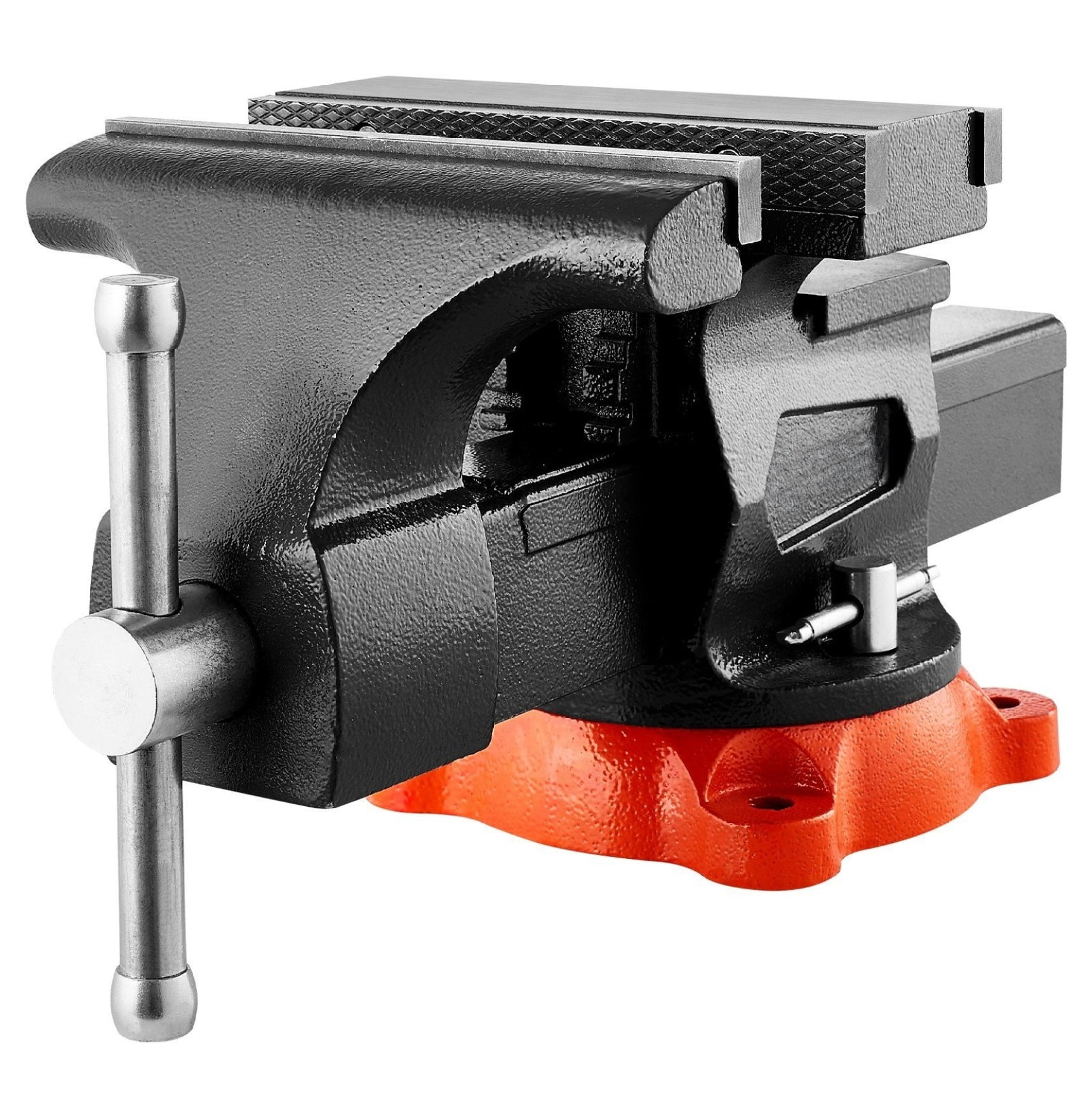 Vise Def 8 Inch Bench Vise, Heavy Duty Ductile Iron Swivel Locking Base Vise ...