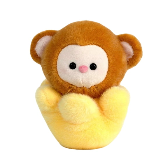 8 Inch Brown Banana Monkey Plushie Plush Doll Cute - Plush Toy, Graduation Gifts 2026, Stuffed Animal, Graduation Decor, Soft Plushies for Graduates