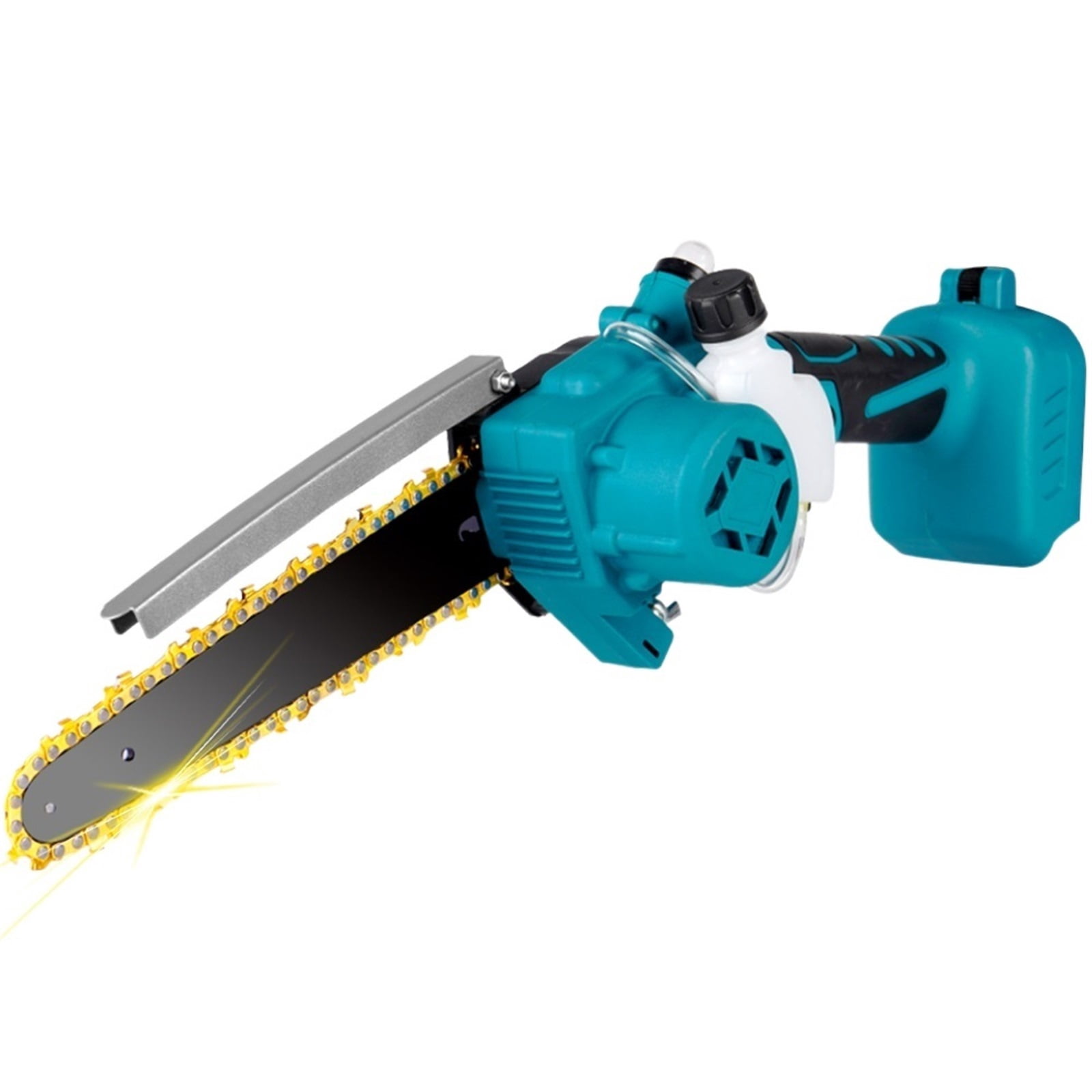 8 Inch Brushless Electric Saw for 18V Battery 2000W High Power Cordless Chainsaw Garden Cutting Trimming Tool ,Efficient Cutting